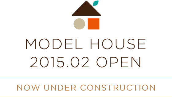 model house 2015.02 open now under construction